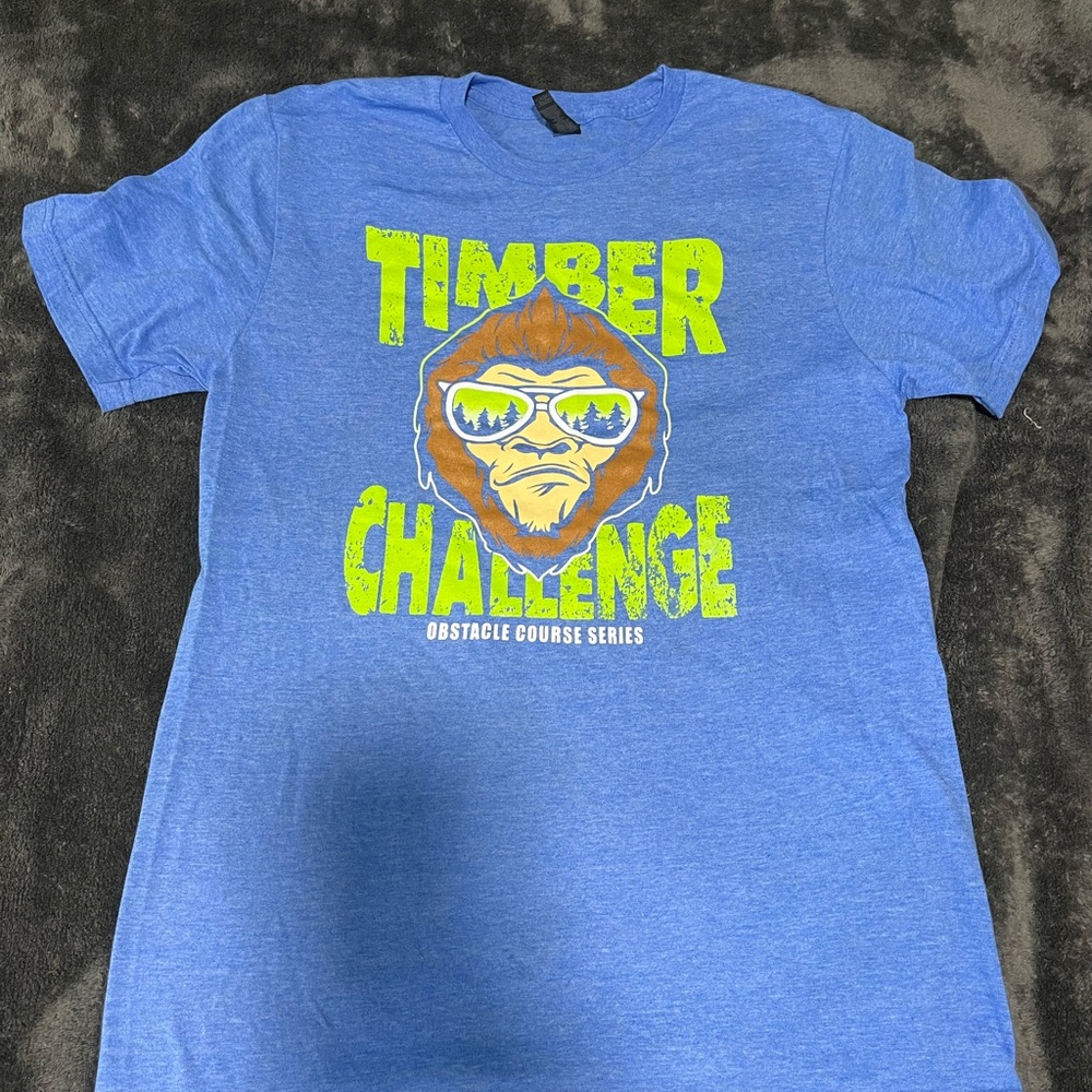Blue Timber Challenge Graphic T-Shirt